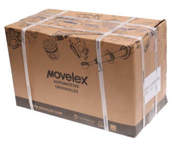 Колодки тормозные SHACMAN SHAANXI F3000 задние с накладками (1шт.) MOVELEX 6