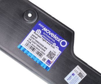 Накладка бампера SHACMAN SHAANXI X5000 переднего правая (под покраску) MOVELEX 3