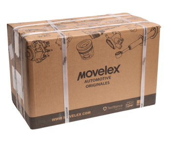 Колодки тормозные SHACMAN SHAANXI задние с накладками (1шт.) MOVELEX 7