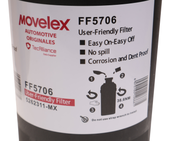 Фильтр топливный JAC N56,N75,N120 КАМАЗ Компас-9/12 (ISF 3.8) тонкой очистки MOVELEX 3