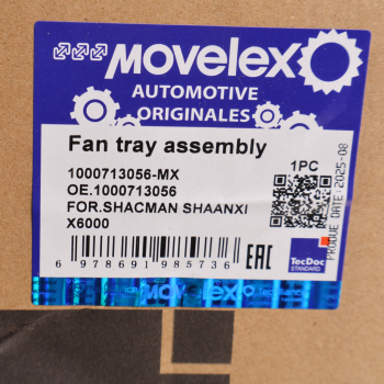 Кронштейн SHACMAN SHAANXI X6000 вентилятора MOVELEX 5