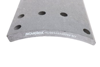 Накладка тормозной колодки SHACMAN SHAANXI задней (1шт.) MOVELEX 4