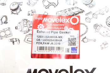 Прокладка FAW J6,3310 выхлопной трубы MOVELEX 3