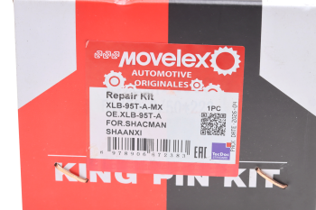 Ремкомплект SHACMAN SHAANXI шкворня (9.5Т) (комплект на ось) MOVELEX 6