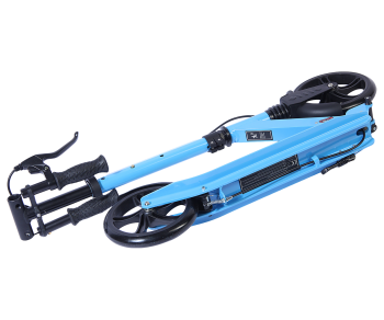 Самокат 2-х колесный (колесо 200мм) до 100кг алюминий ручной тормоз 6