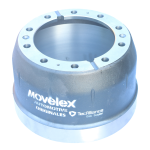Барабан тормозной SITRAK HOWO задний MOVELEX
